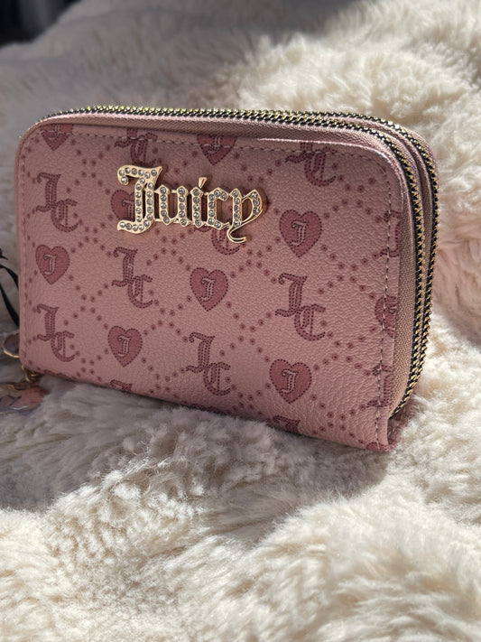 Billetera doble cierre juicy couture