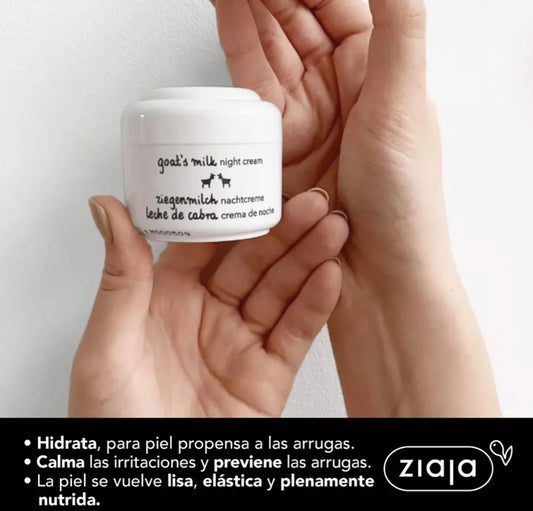 50 ml Crema facial de noche con leche de cabra