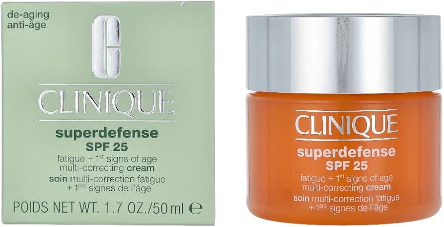 50 ML Clinique Superdefense Fatigue + Age Cream SPF25