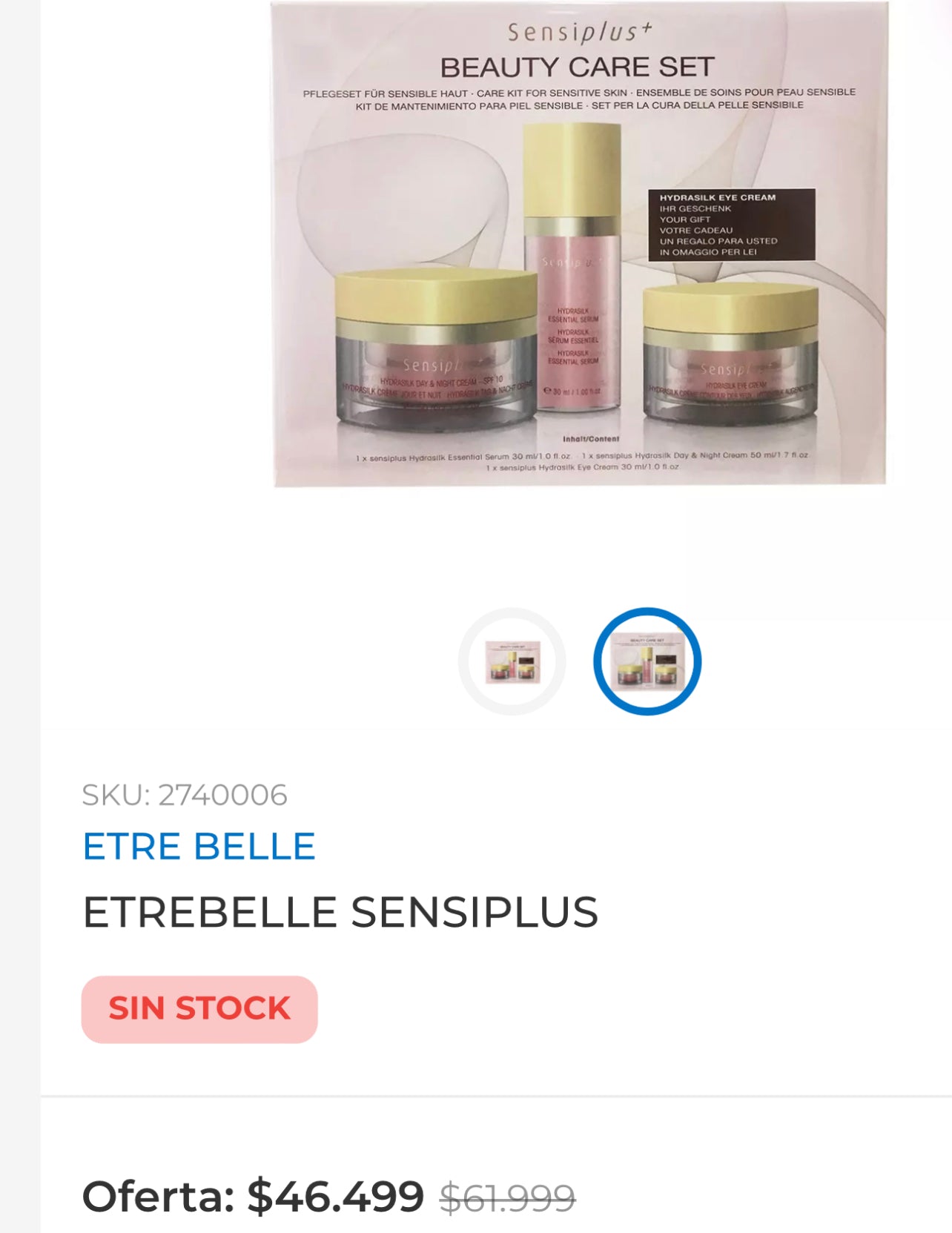 Set Sensiplus