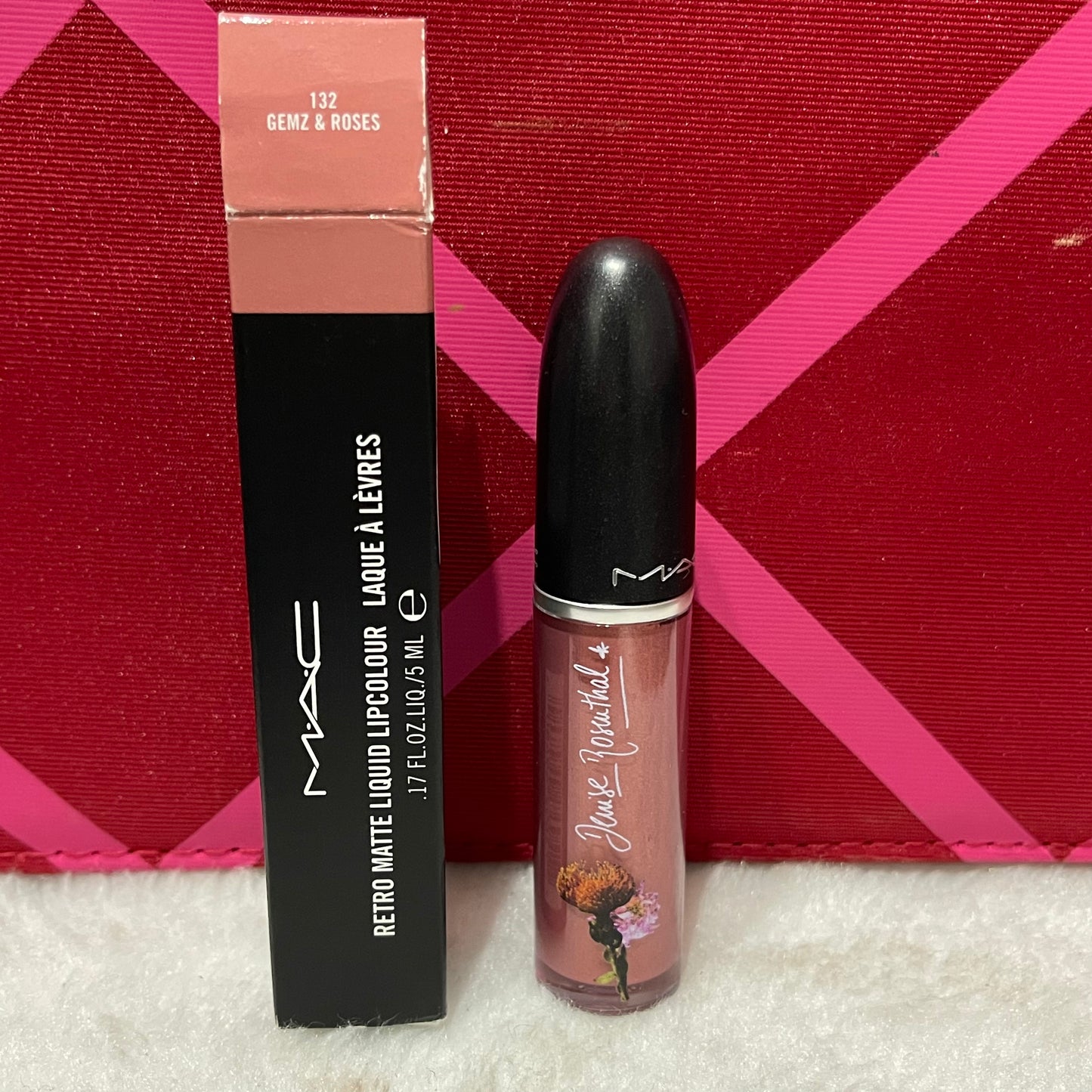 Labial líquido GEMZ & ROSES Rosado bronce (metálico)